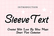 Sleeve Text, a Font by Wow Magic (Thumbnail 1 of 3)