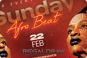 Sunday Afro Beat Flyer, a Flyer Template by regalDRAW (Thumbnail 1 of 4)
