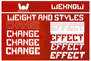 Change Effect font, a Font by weknow (Thumbnail 7 of 8)