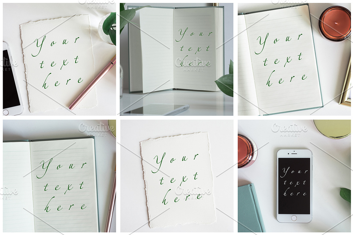 Neutral Minimalist Lifestyle Mockups, a Business Photo by Sound of Color (Photo 4 of 9)