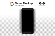 Smart Phone Mockup - PSD, PNG & JPG, a Merchandise Mockup by MelissaBMockups (Thumbnail 1 of 7)