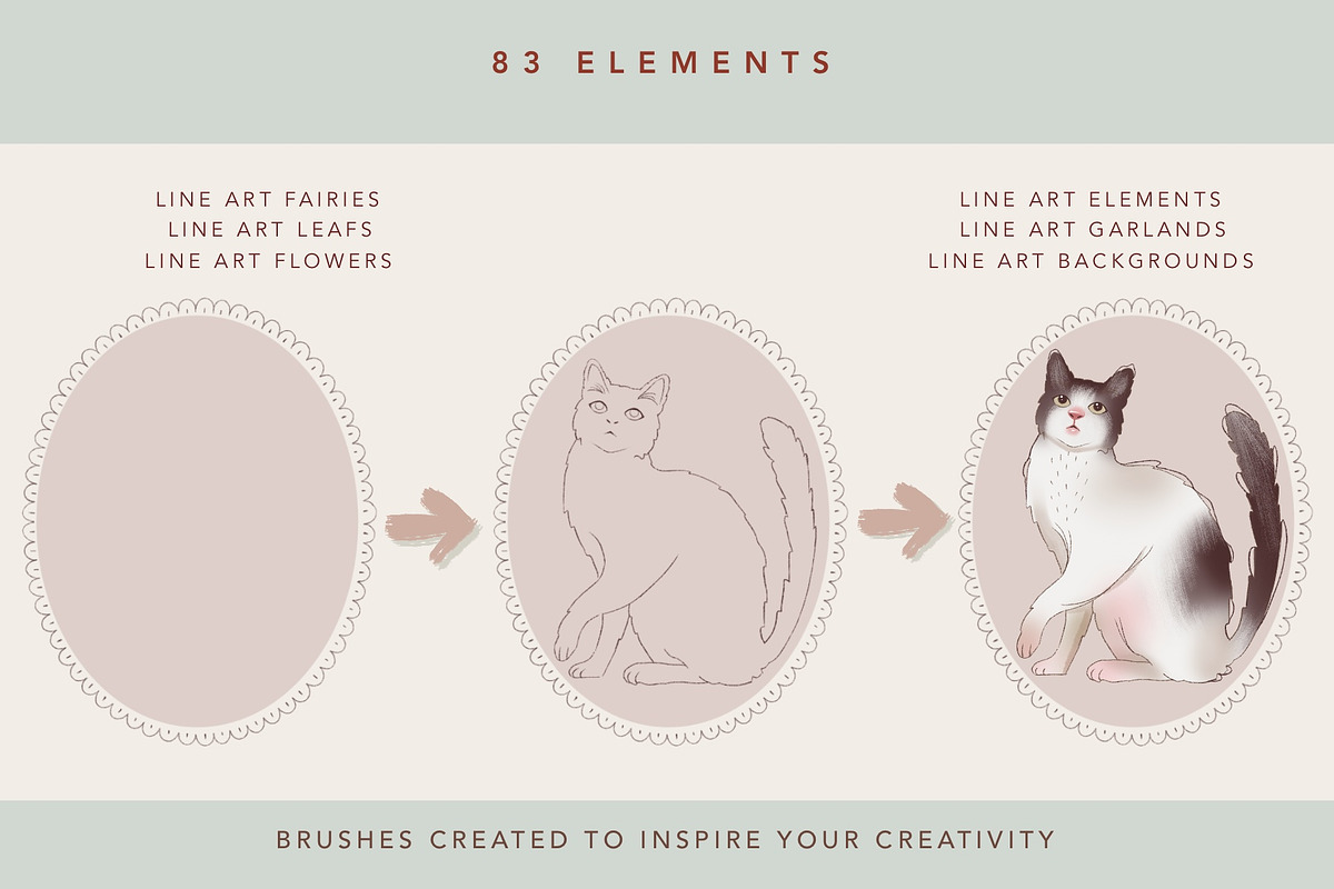 Procreate The Nature Spirits Toolkit, a Brush Add-On by Rosangela Curti (Photo 2 of 14)