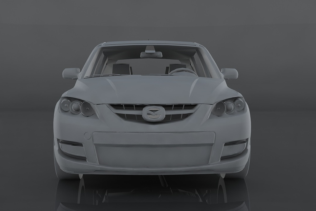 2009 Mazda 3, a Cars & Vehicle 3D Model by valtriiu (Photo 11 of 12)