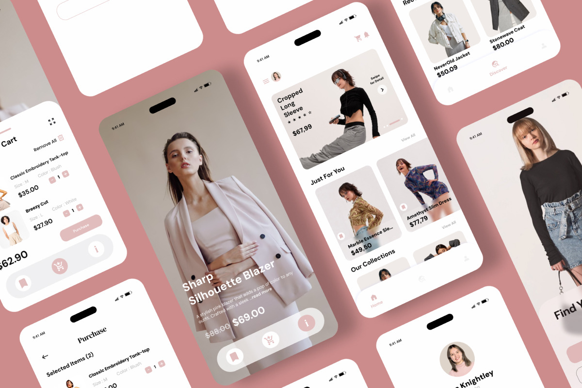 Bloom - E-Commerce Mobile App, an App Template by productype1 (Photo 4 of 5)