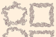 Collection vintage engraved frames., a Decorative Illustration by Vector Engraving (Thumbnail 10 of 31)