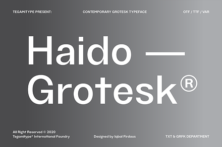 TG Haido Grotesk