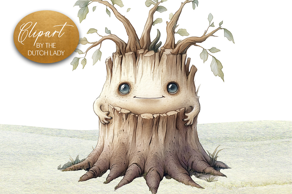 Botanical Creatures Clipart Set, a Decorative Illustration by The Dutch Lady Designs (Photo 3 of 7)