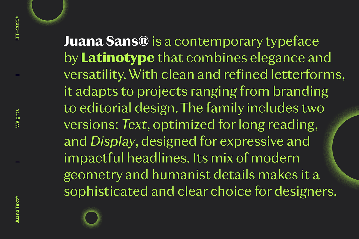Juana Sans, a Sans Serif Font by Latinotype (Photo 7 of 12)