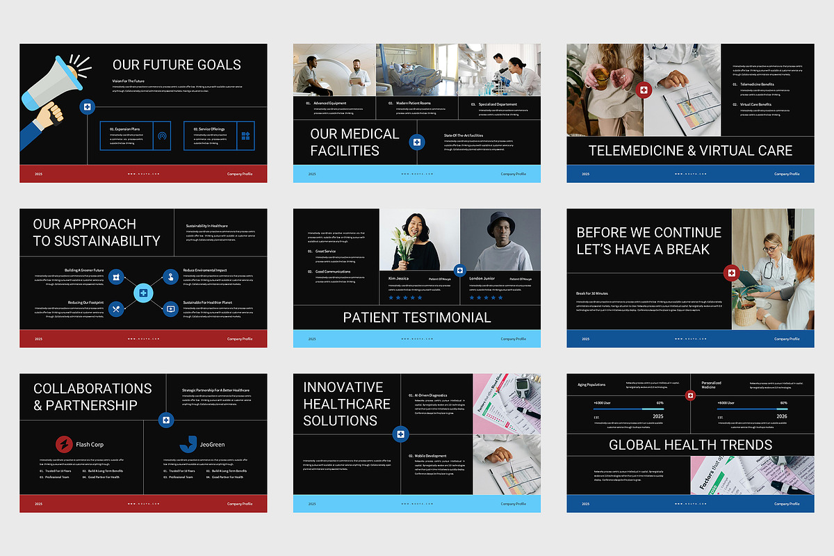 Nuya : Medical Company Google Slides, a Presentation Template by Punkl Camp (Photo 7 of 9)