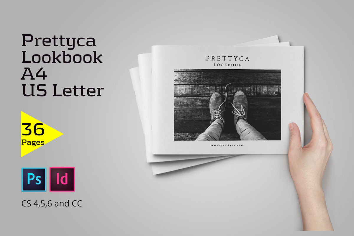 Prettyca Lookbook, a Brochure Template by Firtana (Photo 1 of 14)