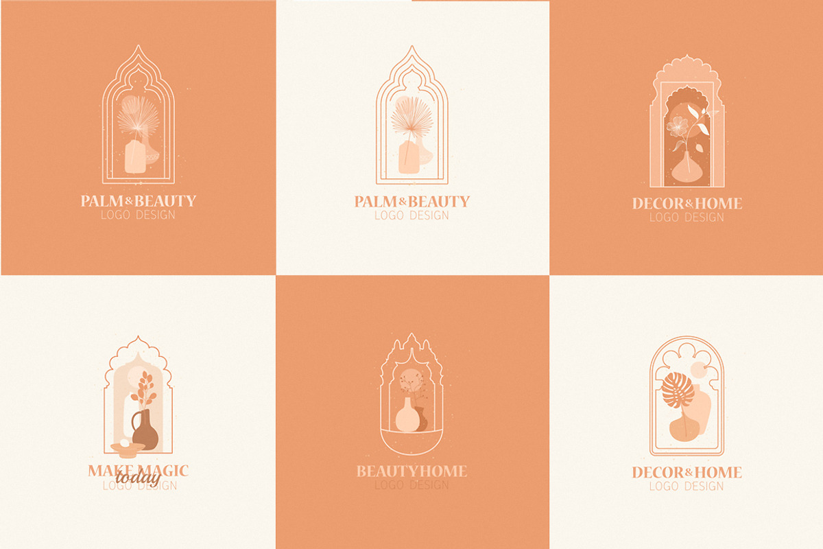 Trendy arch logo. Morocco icon set., a Branding & Logo Template by WalnutBird (Photo 2 of 6)