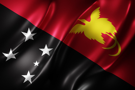 Papua New Guinea 3d flag