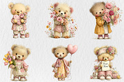 Mother’s Day Teddy Bear Clipart, a Seasonal Illustration by Rose Art (Thumbnail 3 of 6)
