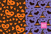 Hippie Halloween Patterns Collection, a Pattern Graphic by Yasmine Patterns (Thumbnail 7 of 8)