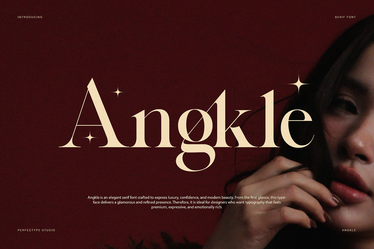 Angkle Elegant Serif Font, a Serif Font by Perfectype (Photo 1 of 7)