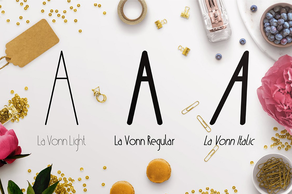 La Vonn, a Sans Serif Font by Esui Studio (Photo 3 of 5)