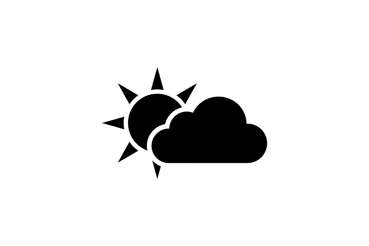 Sunny Cloud Weather Symbols, an Object Graphic by Designer_Momina (Photo 5 of 5)