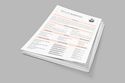Resume Template and Cover Letter, a Resume Template by designvillage (Thumbnail 4 of 13)
