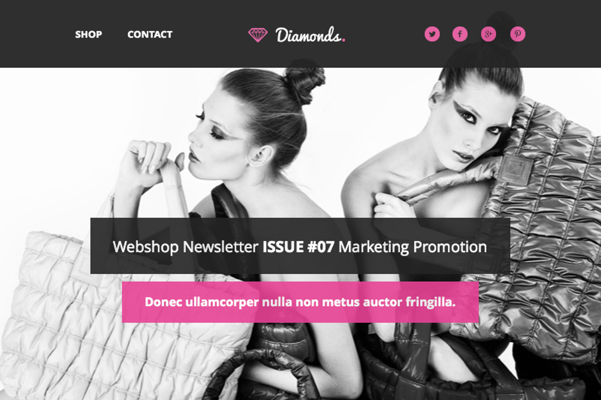 Diamonds + Online Template Builder, an Email Template by DynamicXX (Photo 2 of 2)