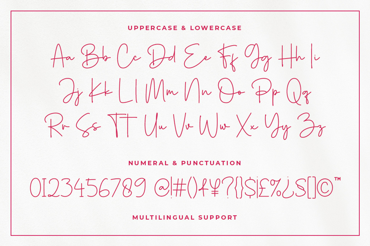 Winter Sonata Font, a Script Font by Cherryline Master (Photo 8 of 8)