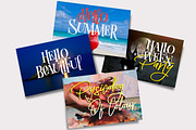 Ocean Twelve Font Duo, a Script Font by joelmaker (Thumbnail 9 of 12)