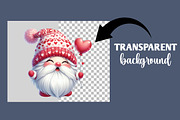 Sweet Valentine's Day Gnome Clipart, an Illustration by Designworld (Thumbnail 6 of 6)