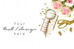 Desk Mockup Styled Stock Photography