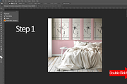 Wallpaper Bedroom Scene  Mockup, a Product Mockup by Nora Gad (Thumbnail 20 of 24)