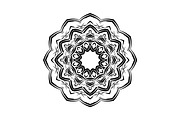 Ornamental Black White Mandala Pack, a Decorative Illustration by NJ Himel (Thumbnail 6 of 103)