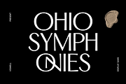 Ohio Symphonies Minimalist Sans, a Sans Serif Font by Viswell (Thumbnail 1 of 11)