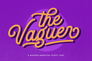 The Vaguer - Modern Monoline Font