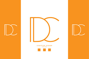 DC or CD Logo Monogram, a Branding & Logo Template by design_proleague