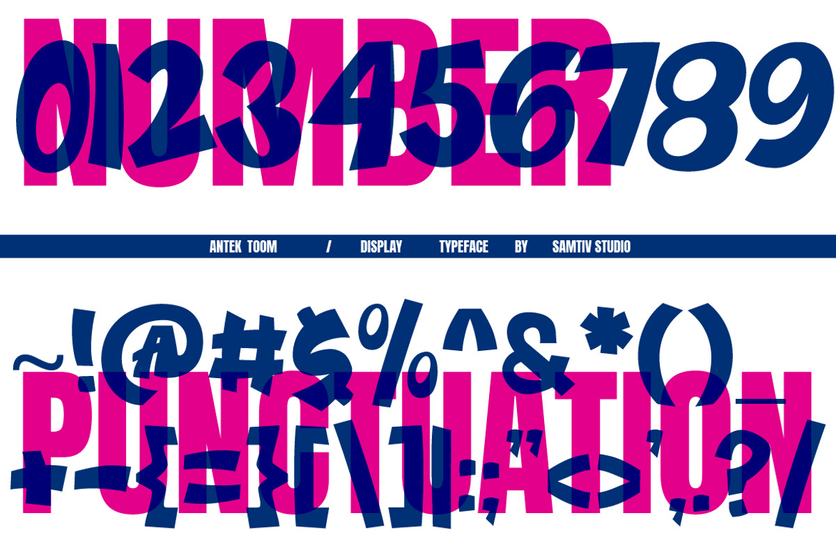 Antek Toom – Urban Bold Display, a Sans Serif Font by Samtiv Studio (Photo 5 of 6)