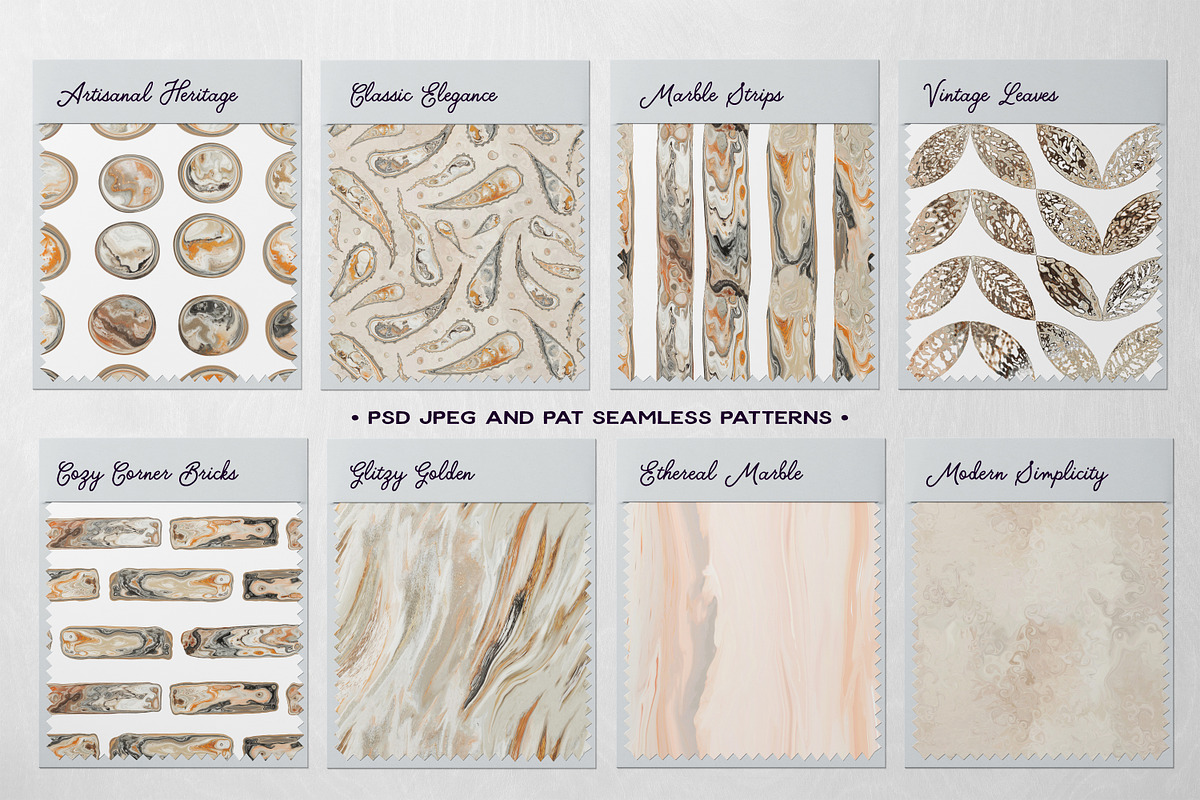 Paisley Dreams Seamless Patterns, a Pattern Graphic by OlgaRom (Photo 4 of 11)