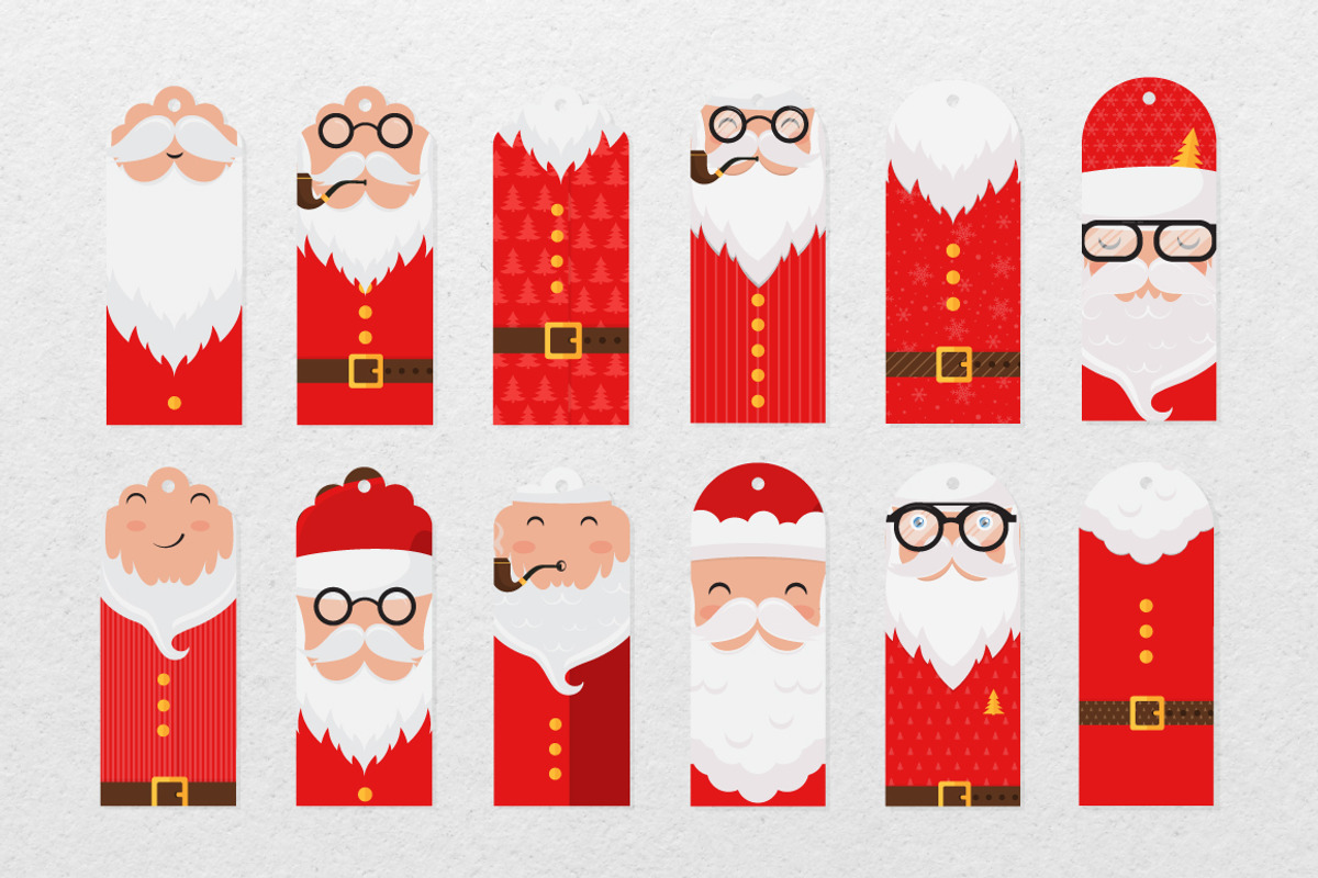 Santa Claus tags and cards, an Object Graphic by DariSmartArt (Photo 10 of 14)