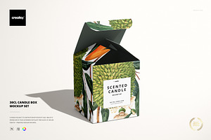 30cl Candle Box Mockup Set