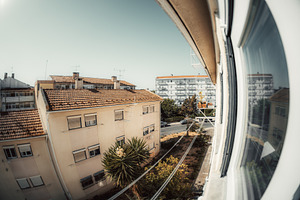 Fisheye Residential District View, an Architecture Photo by SkyNext