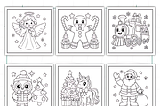 Christmas Bold and Easy Coloring, a Seasonal Illustration by Design Station (Thumbnail 3 of 3)