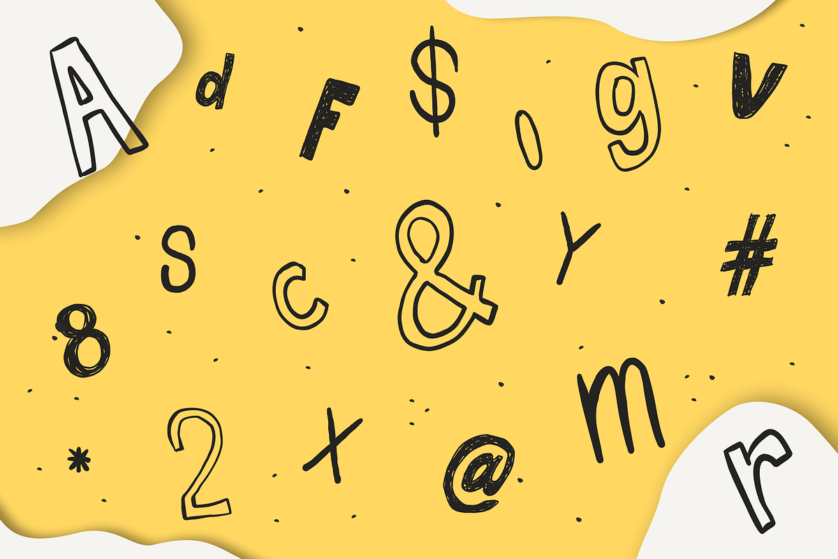 twice bake potatoes - Font Trio, a Font by takoliko (Photo 2 of 16)