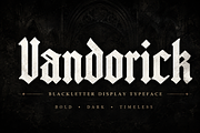 Vandorick, a Blackletter Font by Wow Magic (Thumbnail 1 of 6)