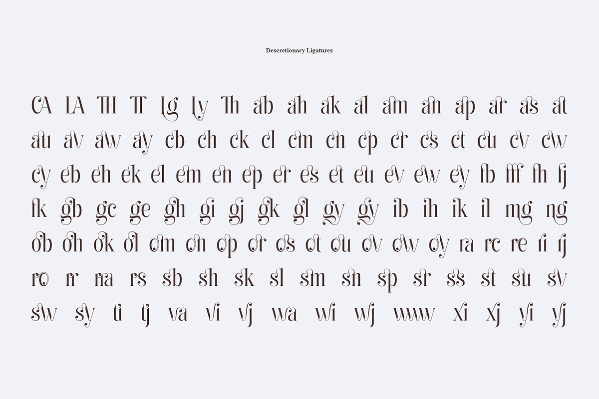 Kage Pro - Neoclassical Display Font, a Serif Font by Balibilly Design (Photo 14 of 17)