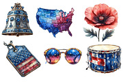 Faux Rhinestone Memorial Day PNG, an Illustration by SinaCreation (Thumbnail 3 of 5)