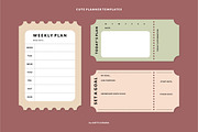 Cute Planner Template Set, a Stationery Template by Artflorara (Thumbnail 8 of 11)