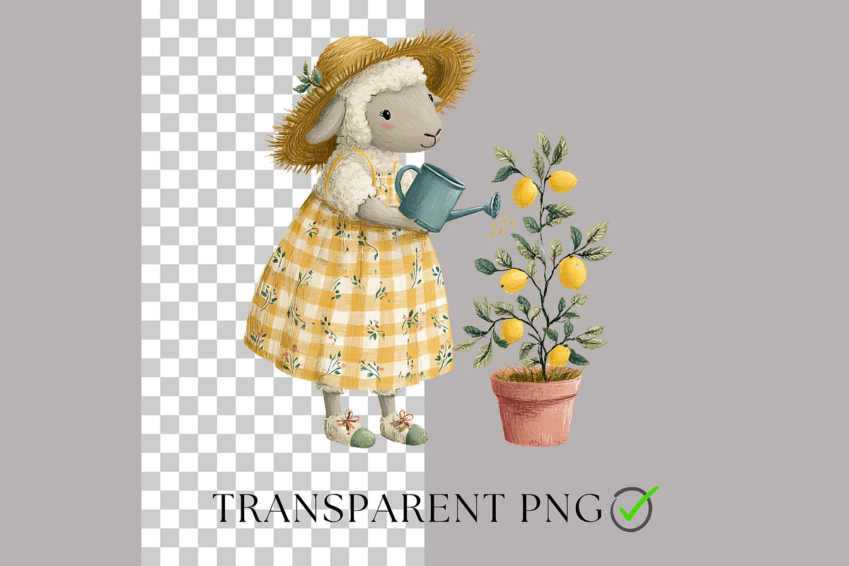 Floral Spring Animals Clipart, Goose, an Animal Illustration by Nicole Branger Art (Photo 5 of 22)