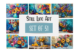51 Still Life Painting Watercolor, an Illustration by Art Paradise Studios