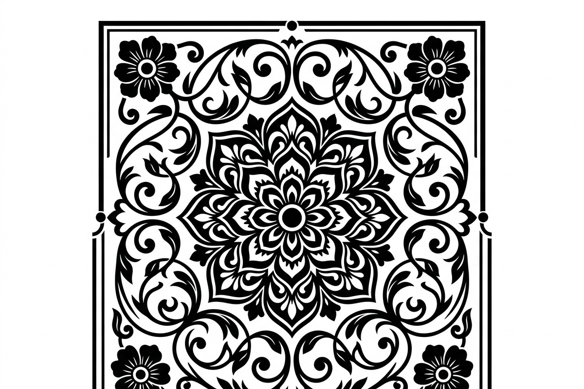 50 Elegant Floral Ornament Bundle, a Decorative Illustration by Amazin_art (Photo 27 of 38)