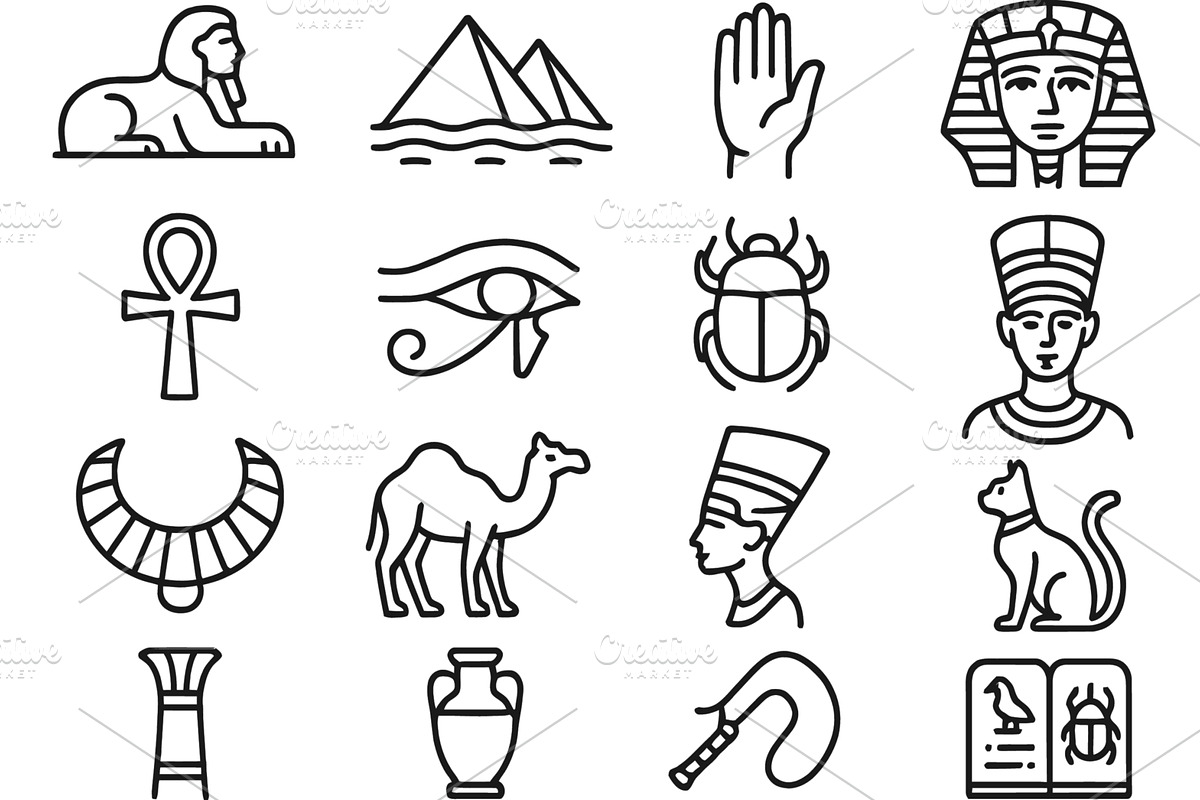 Exploration of ancient Egyptian, an Object Illustration by ZinetroN