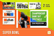 Super Bowl Google Slides, a Presentation Template by Antstheme (Thumbnail 1 of 4)