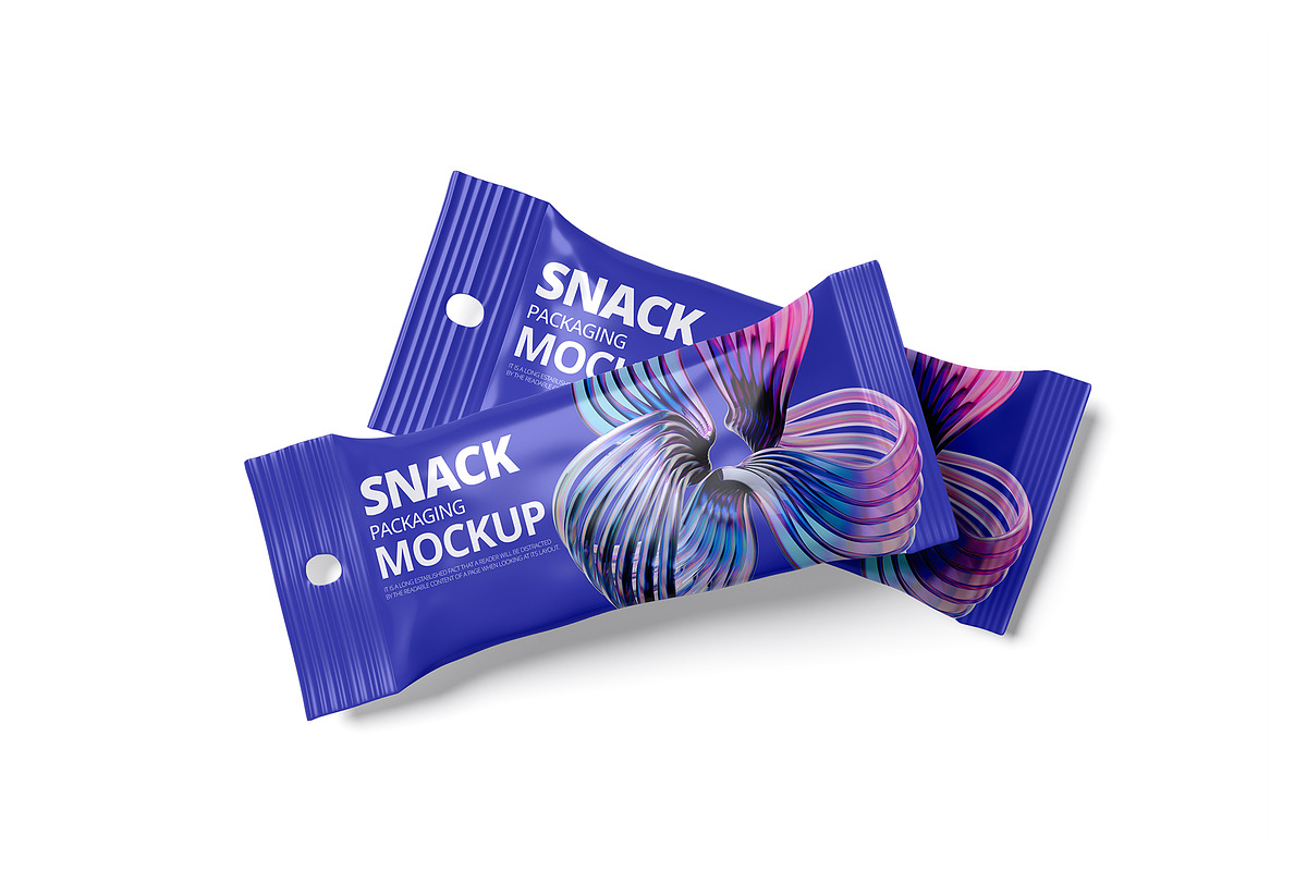 Snack Packaging Mockup, a Packaging Mockup by Designbuys (Photo 4 of 4)