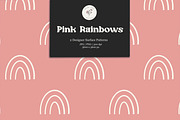 Pink Rainbow Surface Patterns, a Pattern Graphic by Quinn Lane Designs (Thumbnail 1 of 6)